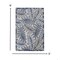 Homeroots 4 x 6 ft. Ivory & Navy Leaves Indoor & Outdoor Area Rug 384880 - alternate 6